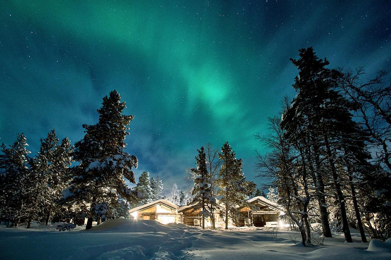Polar Aurora Cabins Saariselka Exterior foto